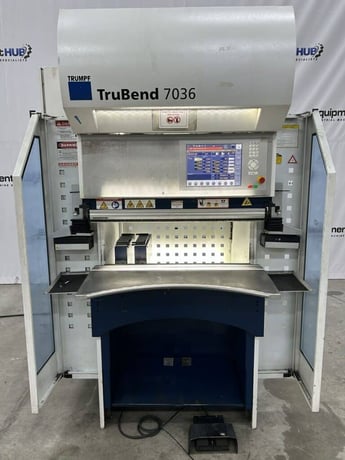 40 Ton, Trumpf #Trubend-7036, electromechanical CNC press brake, 3.4'OA, 37" between housing, 4.72" stroke - Image 5