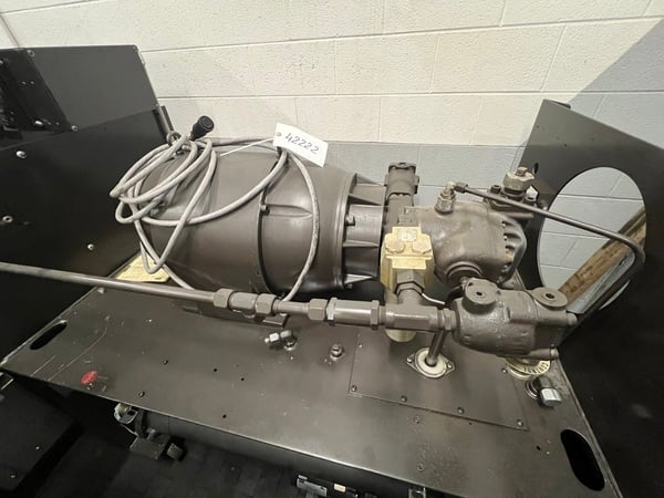 40 HP MTS #501.02, hydraulic power supply, 20 gpm, 3000 psi, 460 V., water cooled heat exchanger - Image 6