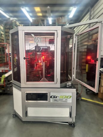 General Inspection #GI-100, Vision Sorting Machine, 600 PPM, 3 camera, 40mm diameter x 150 L parts max - Image 2