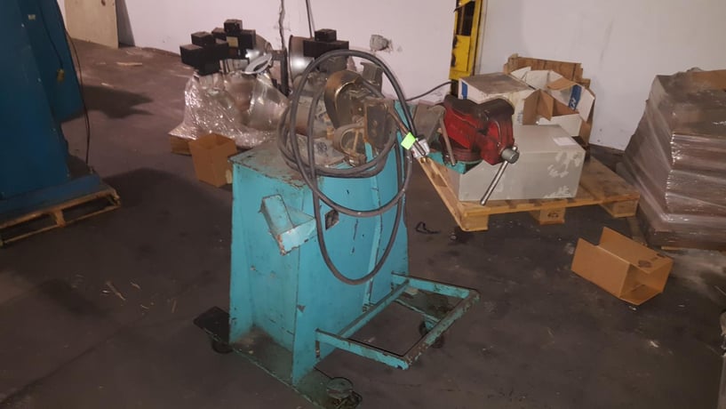 Microweld #J6S, Butt Welder, 3/8" diameter, truck mount, casters - Image 1