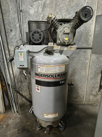 Ingersoll-Rand #T30-2475, Reciprocating Air Compressor, - Image 1