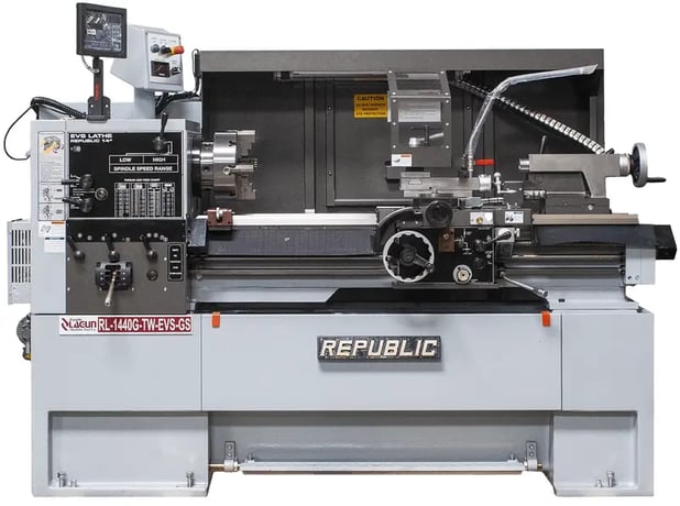 Rpublic Lagun #RL-1440-TW-EVS-GS, Gunsmithing Lathe, 14.2" swing, 8" swing over cross slide, 40" cc, 2.1" - Image 2