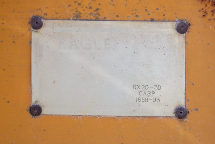 72" x 20' Eagle-Simplicity #3620, 3-deck horizontal screen, 40 HP, approx 1991 - Image 9