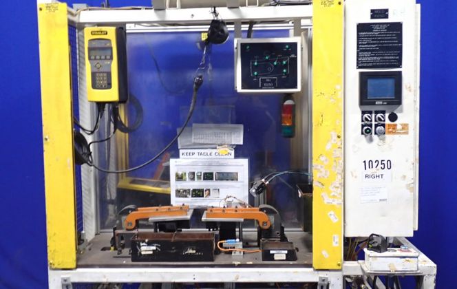HS Technologies #C-Pillar-Quad-Cab, Assembly Station, w/Digital Display, QPM & Screw Gun, 4-Wheel, 80 psi - Image 2