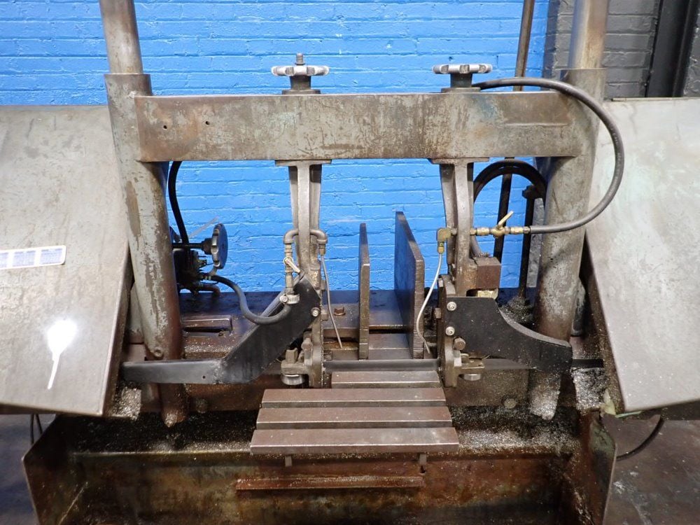 15.5" x 19.5" Wells & Sons, Horizontal Band Saw, w/ 9.5" x 115" Roller Conveyor, 1" Blade width, 1465/1760 RPM - Image 4