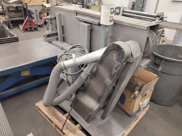 MDES, buffers, 6" W x 60" L belt, 7.5 HP, 1740 RPM, 220-440 V., 3 Phase - Image 5
