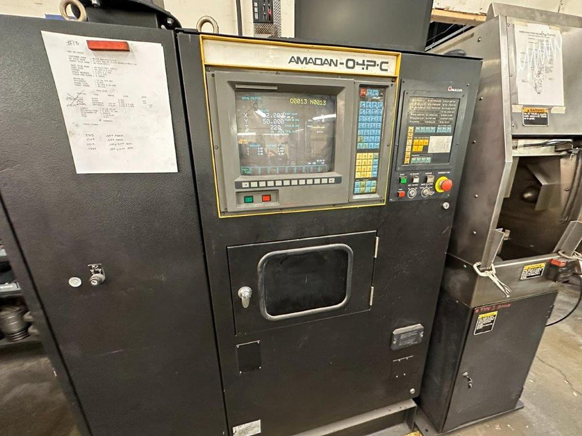 33 Ton, Amada #Pega-357, CNC turret punch, 58 station, 2 automatic index, 2 work clamps, 50" x 70" sheet - Image 2