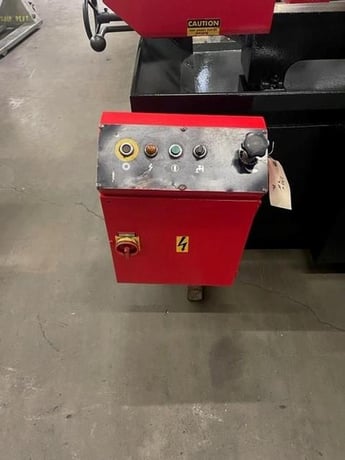 13" x 19.7" Cosen #MH-500M, semi-auto horizontal mitering saw, 13' 7" x 1" x .035" blade, 75-246 FPM, 2007 - Image 2
