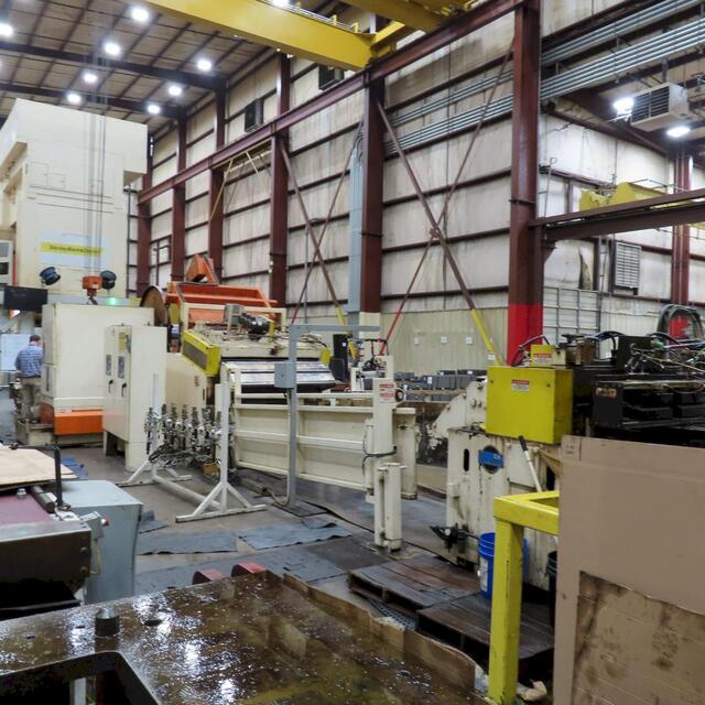 40000 lb. Coe Press Equipment #CPR-PO-400-60 / CPPS-PO-305-60, feed line, 60" W, 3" diameter straightening - Image 3