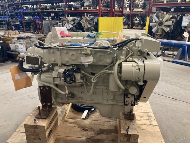 210 HP Cummins #6BT5.9M, Marine Engine, 2600 RPM, warranty, 2009 - Image 1