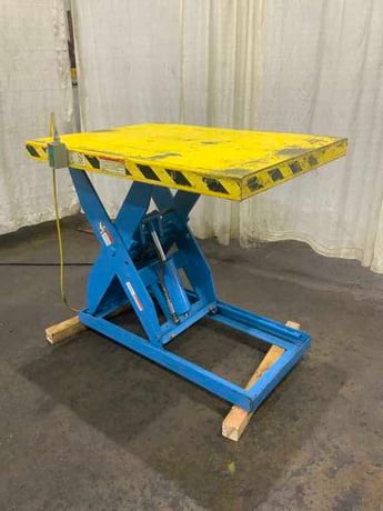 3000 lb. Lift Products, Scissor Lift Table, 72" x 48" table, 1 HP, 110 Volt, 1PH - Image 1