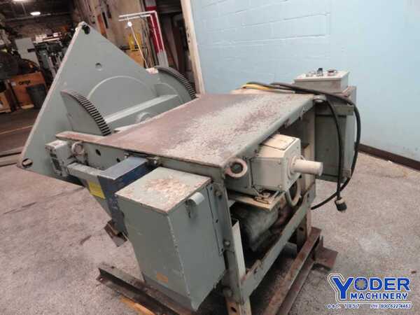 4500 lb. Aronson #HD45B-3, Welding Positioner, 36" x 36" table, 1 HP - Image 8