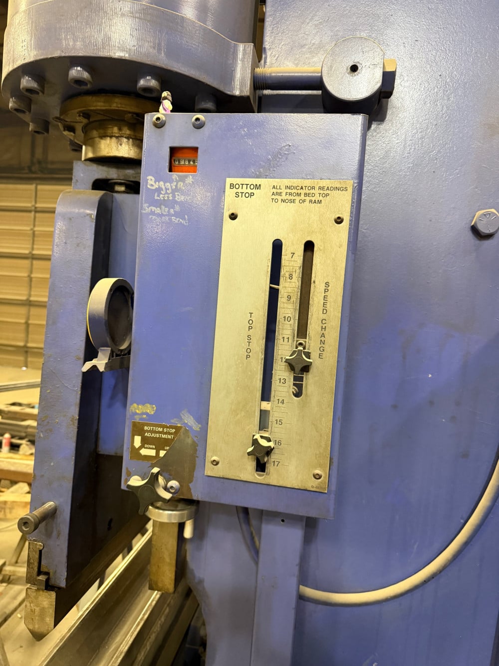 175 Ton, Niagara #HBM-175-8-10, 10' overall, 102" between housing, 30" Power Backgauge, new tooling - Image 5