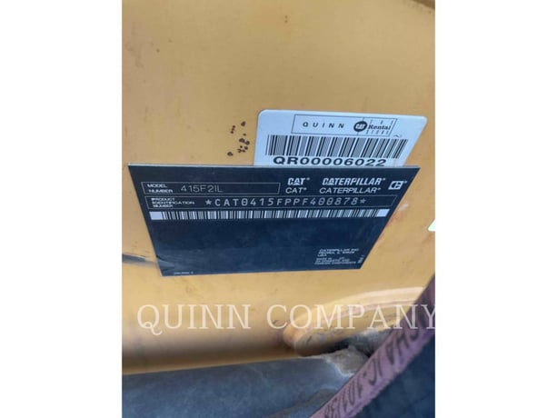 Cat 415F2 IL, Backhoe Loader, 2723 hours, S/N: PF400878, 2018 - Image 6