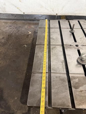 30" x 40" Devlieg, air lift rotary table - Image 8