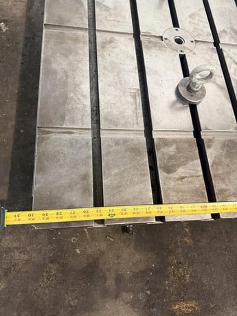 30" x 40" Devlieg, air lift rotary table - Image 9