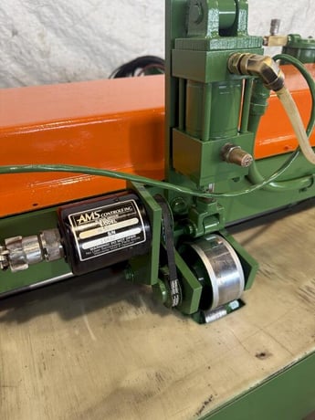 48" x 18" gauge Bradbury Boss, coil straightener, (5) 3" work roll diameter, 36" passline, 80-220 FPM - Image 8