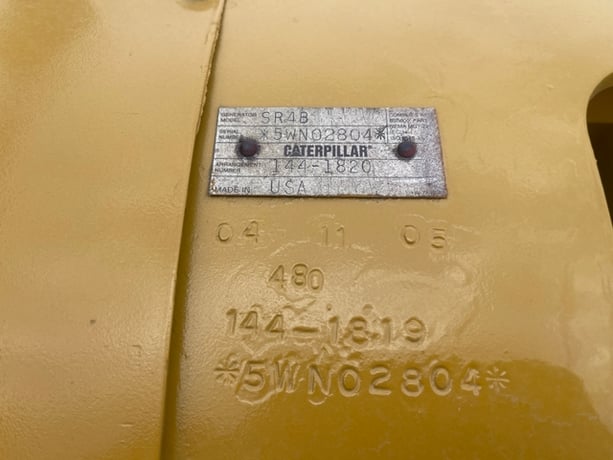 1750 KW, 1500 RPM, Caterpillar #SR4B, Generator End, 824 Frame, 480 Volt, 2001 - Image 6