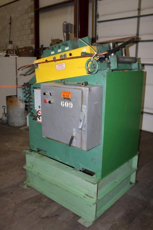 18" x .125" Coe Press Equipment #CPPS-PO-225, straightener, entry & exit pinch rolls, 7-rolls, jogging - Image 2