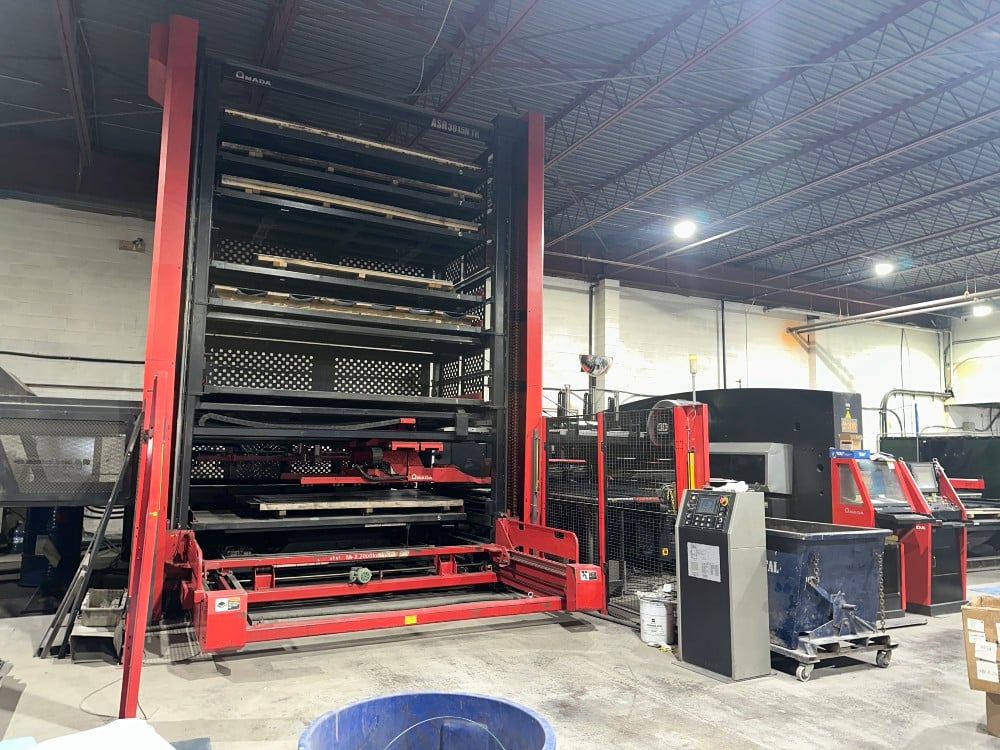 Amada #EMLK3610NT, laser / punch combo, 33 ton, 5' x 10' sheet, 58 station, 4 automatic index, 4000 watt - Image 4