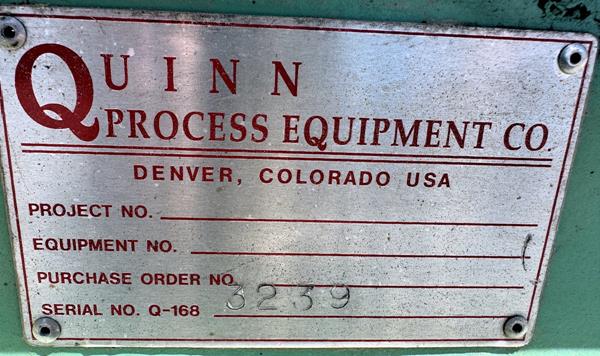 2' x 5' Quinn, Ball Mill, w/ Vertical Sump Pump, on skid - Image 2