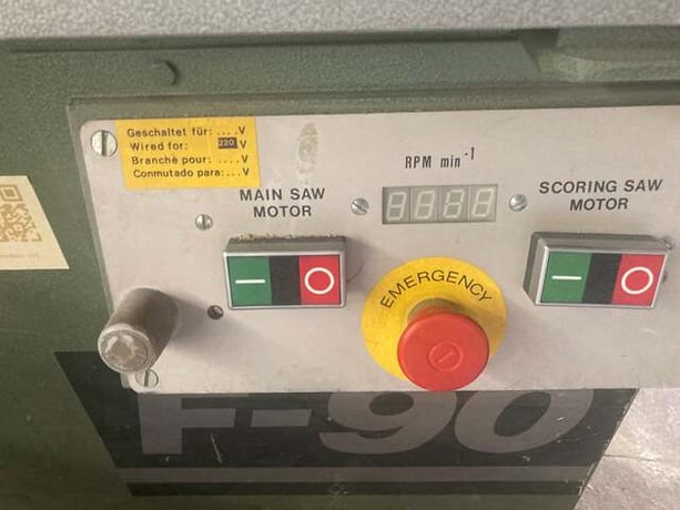 Altendorf #F-90, Sliding Table Saw, 1989 - Image 3