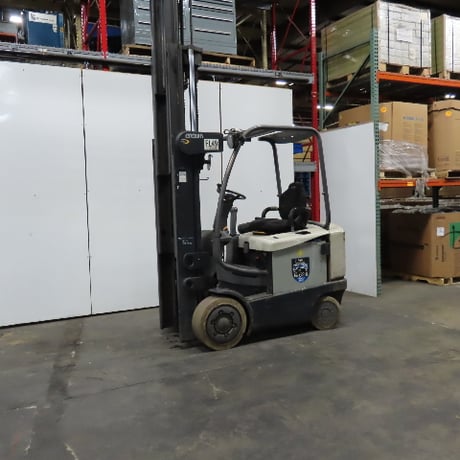 5000 lb. Crown #FC4515-50, electric forklift, 48 V., 240" lift height, 4 stage mast, 2012 - Image 10