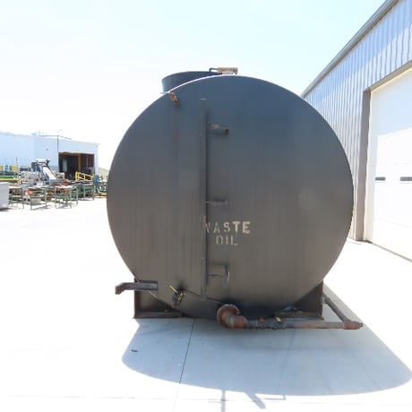 6000 Gallon aboveground steel single wall horizontal liquid saddle storage tank - Image 9