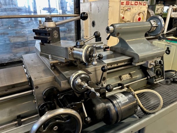 11" x 18" Hardinge #HLVH-EM, super precision toolroom lathe, 6" swing over cross slide, 2-Axis digital read - Image 4