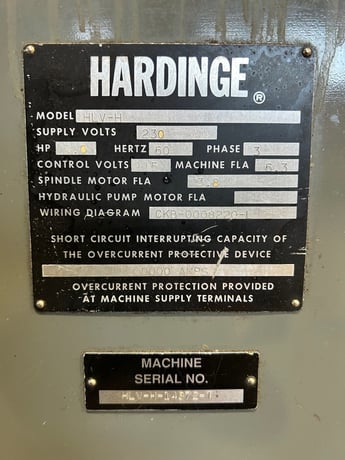 11" x 18" Hardinge #HLVH-EM, super precision toolroom lathe, 6" swing over cross slide, 2-Axis digital read - Image 6