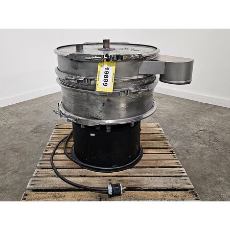 24" Kason #K24-1-SS, vibratory separator single deck screener, 1/3 HP motor, 460 V., 3-phase - Image 2