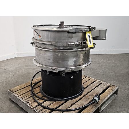 24" Kason #K24-1-SS, vibratory separator single deck screener, 1/3 HP motor, 460 V., 3-phase - Image 3