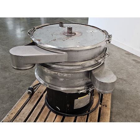 24" Kason #K24-1-SS, vibratory separator single deck screener, 1/3 HP motor, 460 V., 3-phase - Image 4