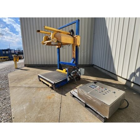 Flexicon, rear post bulk bag filler w/ powered roller conveyor - Image 4