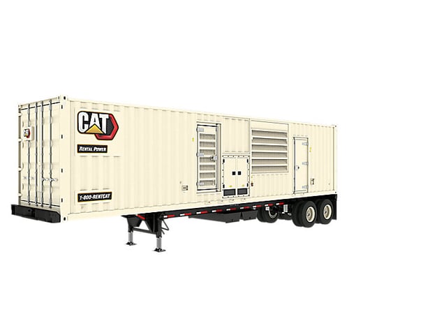1000 KW Caterpillar #XQ1140, Mobile Diesel Generator Set, CAT C18 Engine, 120-600 Volt, 332 hours, 2024 - Image 1