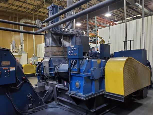 Kneader #KD-75-250D, Industrial Rubber/Silicone Internal Mixer, 75-liter, 250 HP motor, 2-wing tangential - Image 8