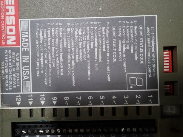 Emerson Electric #FX-81000, Positioning Servo Drive - Image 6