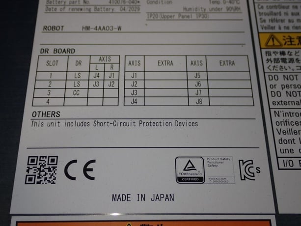 Denso Wave #RC8A, Robot Controller, 2.2 kW Output, 2.45 kVA, 200-240 V.AC, 24 VDC, New, 2019 - Image 9