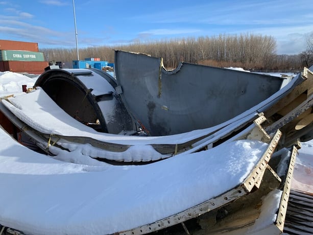 45' Outotec, High-Rate Tailing Thickener Tank w/ Rake, 18.5' height - Image 2