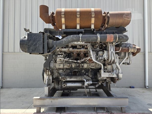 Caterpillar #3512E, Industrial Diesel Engine Core - Image 1