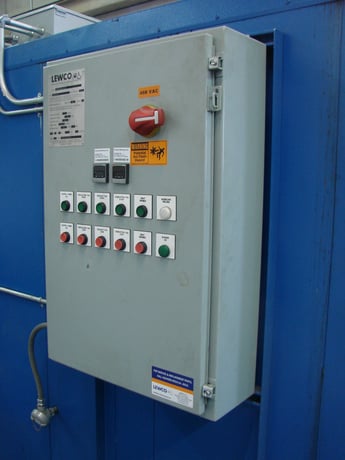 60" H x 60" width x 60" L Lewco, gas fired batch oven, 800&deg;F - Image 5
