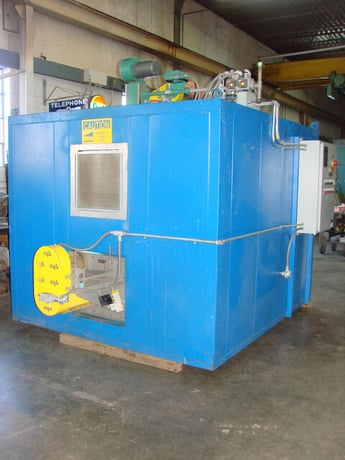 60" H x 60" width x 60" L Lewco, gas fired batch oven, 800&deg;F - Image 9
