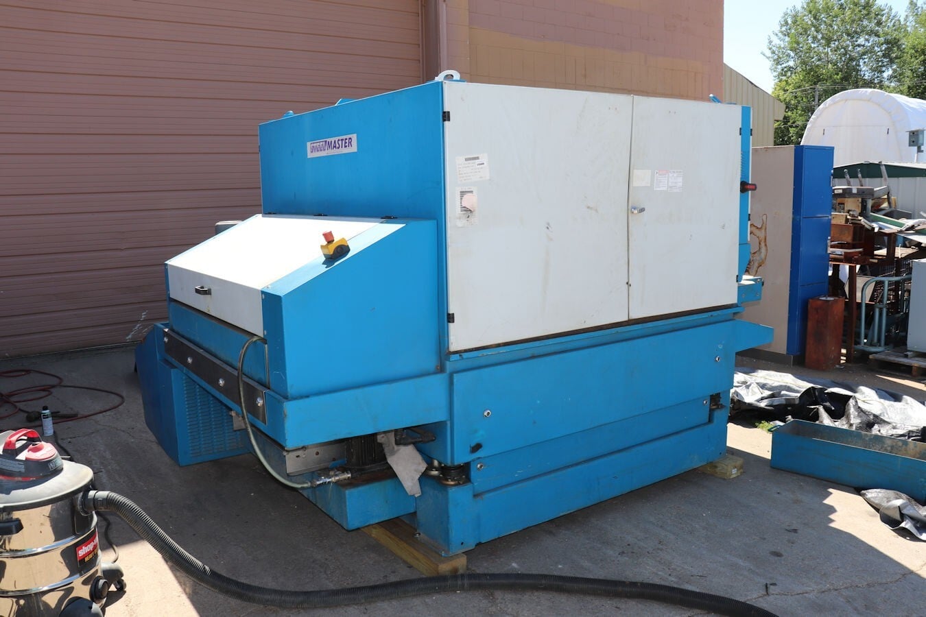 53" Butfering Steelmaster #SPW-413-RRTT, Wet Belt Sander Buffer, 2/2 heads, 53" x 8.2' belt, - Image 2