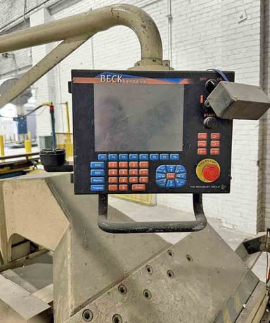 252" Bradbury, CNC hydraulic folding machine, .075" capacity, variable speed hydraulic power unit, 2007 - Image 6