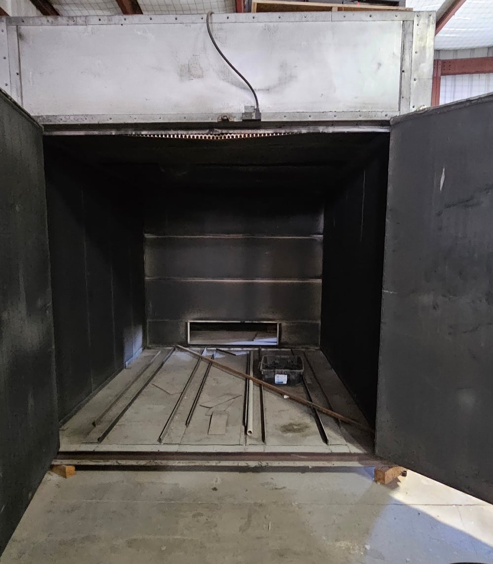 96" width x 96" T x 144" L JBI, powder coating oven, 800000 BTU - Image 7
