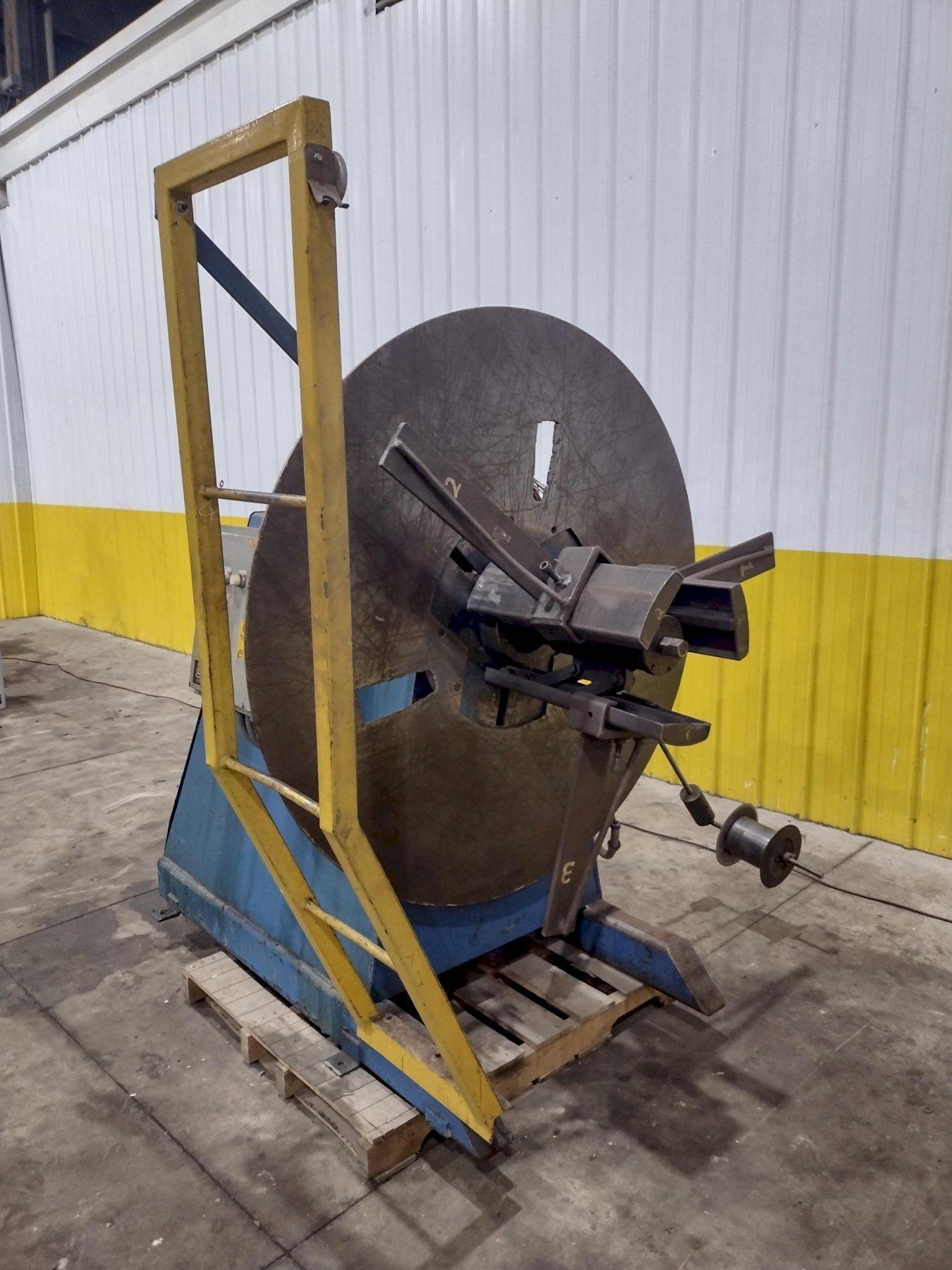 6000 lb. Colt #CR-60-12, motorized coil reel uncoiler, 12" width, 16"-21" ID, 60" outside dimensions - Image 2
