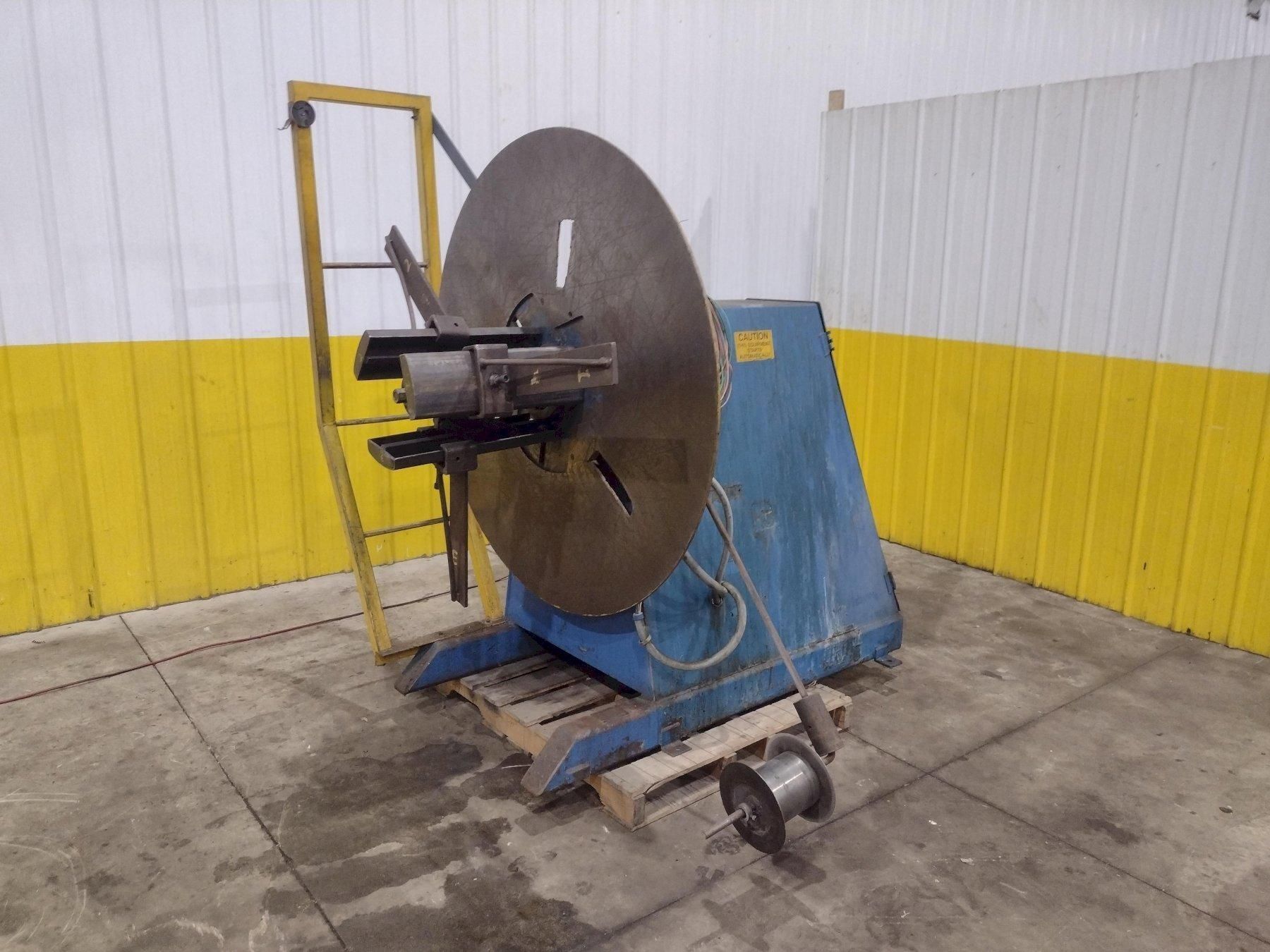 6000 lb. Colt #CR-60-12, motorized coil reel uncoiler, 12" width, 16"-21" ID, 60" outside dimensions - Image 4