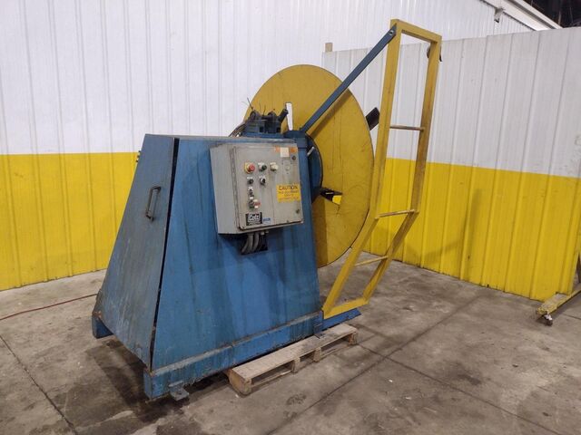 6000 lb. Colt #CR-60-12, motorized coil reel uncoiler, 12" width, 16"-21" ID, 60" outside dimensions - Image 5