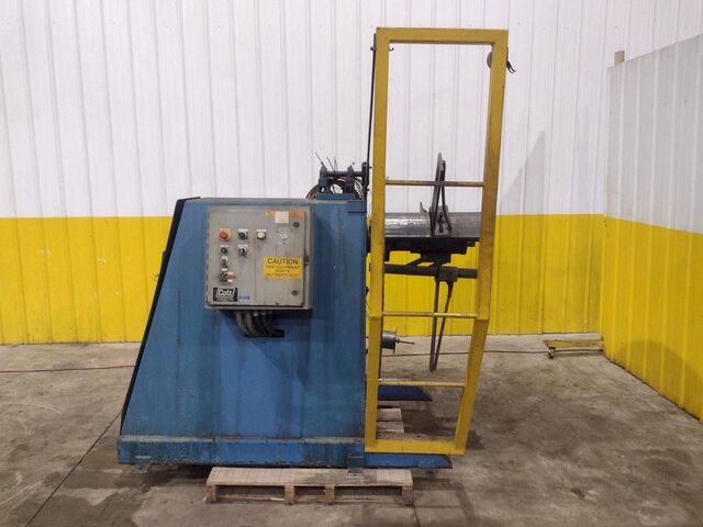 6000 lb. Colt #CR-60-12, motorized coil reel uncoiler, 12" width, 16"-21" ID, 60" outside dimensions - Image 9