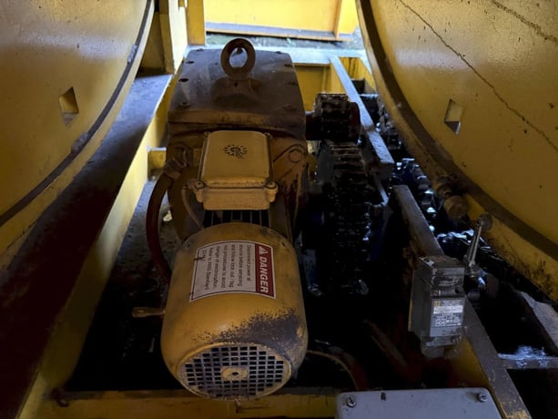 20000 lb. West Bend #CR-2000, motorized coil upender flip rotator, single chain, 2004 - Image 9
